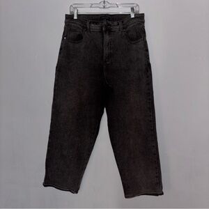 Universal Standard Women’s Gray/Black Relaxed Baggy Jeans